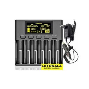 LiitoKala Lii-S6 универсальное зарядное устройство на 6 каналов для Ni-Mh, Ni-Cd, Li-Ion и LiFePO4 аккумуляторов