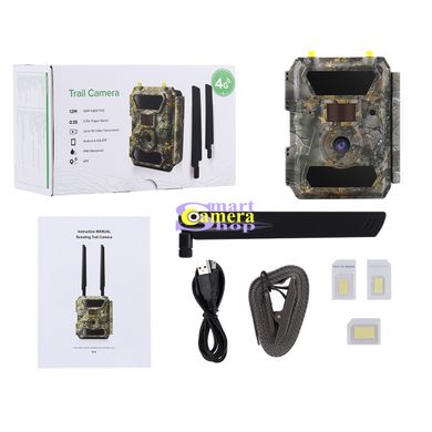Фотоловушка Willfine WG-4.0CG-GPS, 4G-камера с отправкой видео и GPS