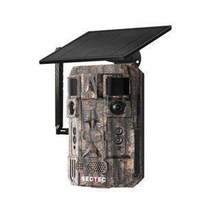 Фотоловушка SECTEC ST-HC828-4G-Solar, две линзы, GPS, облачный сервис